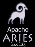 Apache Aries inside black square
