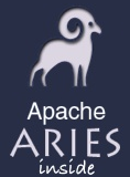 Apache Aries inside blue square